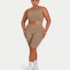Womens base short – grey green