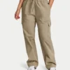 Womens cargo pant – grey green