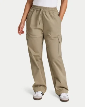 Womens cargo pant – grey green