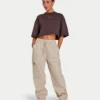 Womens cargo pant – oatmeal