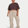 Womens cargo pant – oatmeal