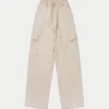 Womens cargo pant – oatmeal