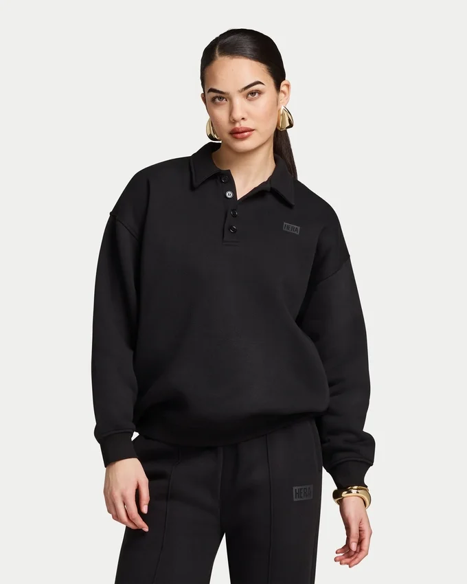 Womens collective collared sweatshirt Womens collective collared sweatshirt