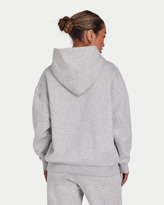 Womens collective hoodie – grey marl Womens collective hoodie – grey marl