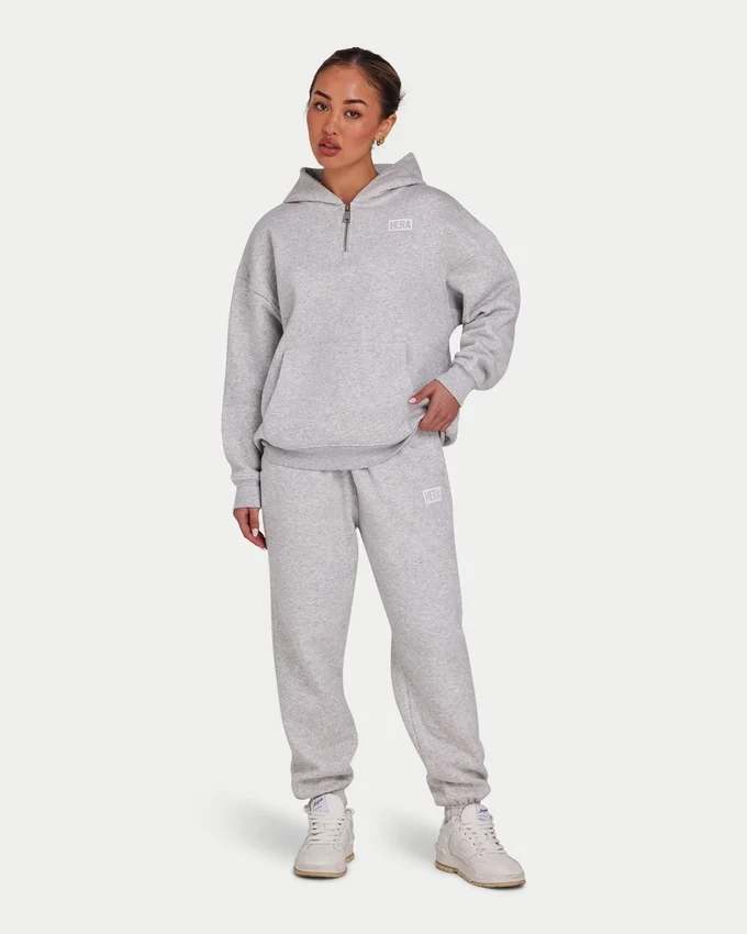 Womens collective hoodie – grey marl Womens collective hoodie – grey marl