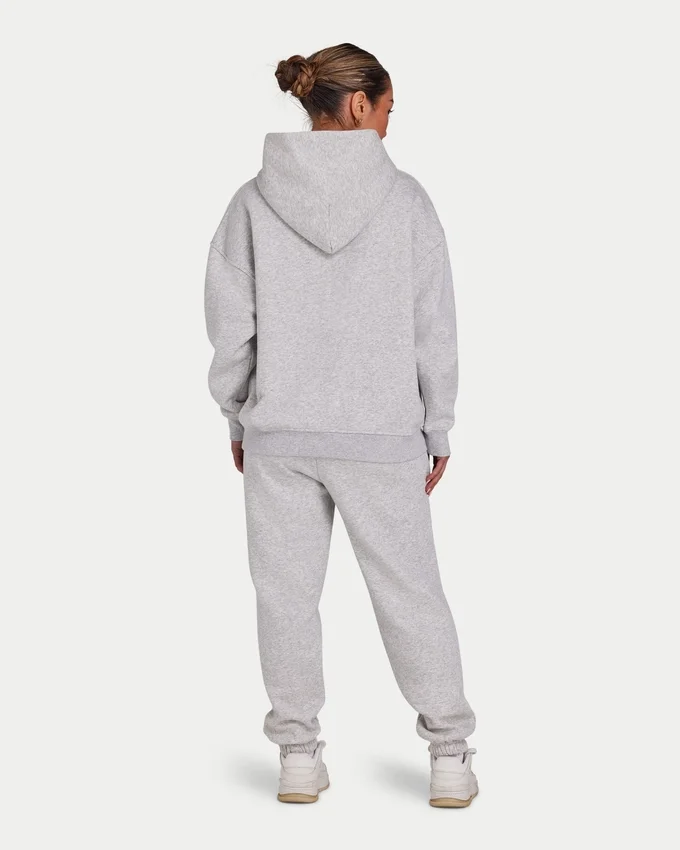 Womens collective hoodie – grey marl Womens collective hoodie – grey marl
