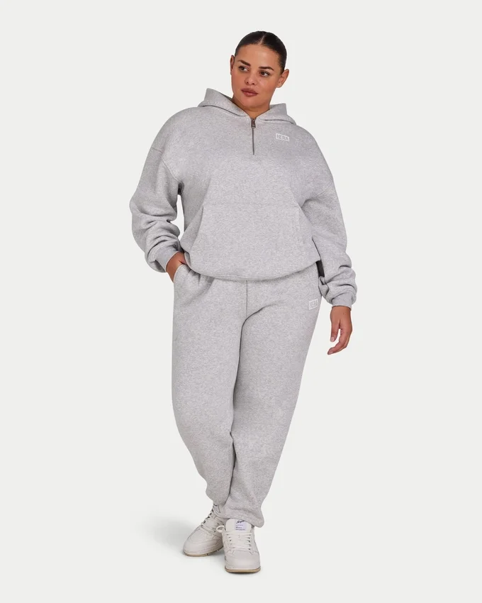 Womens collective hoodie – grey marl Womens collective hoodie – grey marl