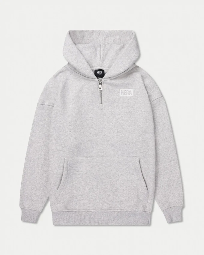 Womens collective hoodie – grey marl Womens collective hoodie – grey marl