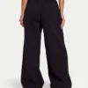 Womens collective wide leg sweatpant – black Womens collective wide leg sweatpant – black