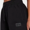 Womens collective wide leg sweatpant – black Womens collective wide leg sweatpant – black