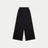 Womens collective wide leg sweatpant – black Womens collective wide leg sweatpant – black