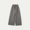 Womens collective wide leg sweatpant – charcoal grey Womens collective wide leg sweatpant – charcoal grey