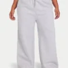 Womens collective wide leg sweatpant – grey marl Womens collective wide leg sweatpant – grey marl