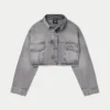 Womens cropped denim jacket Womens cropped denim jacket