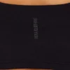 Womens essential crop top – black