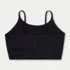Womens essential crop top – black
