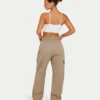 Womens essential crop top – white Womens essential crop top – white