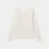 Womens essential dual wear long sleeve top
