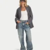 Womens essential dual wear long sleeve top