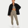 Womens essential legging – marsh grey