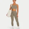 Womens essential legging – marsh grey