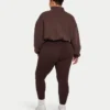 Womens essential legging – slate brown