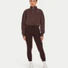 Womens essential legging – slate brown