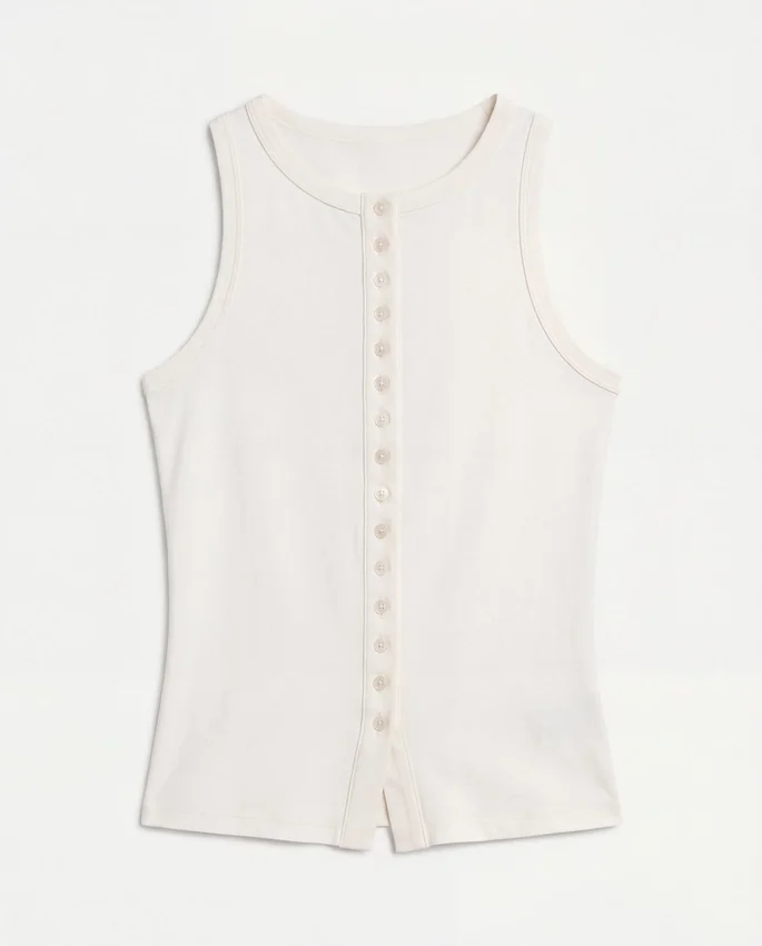 Womens essentials button top Womens essentials button top