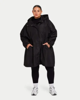 Womens layer mac – black