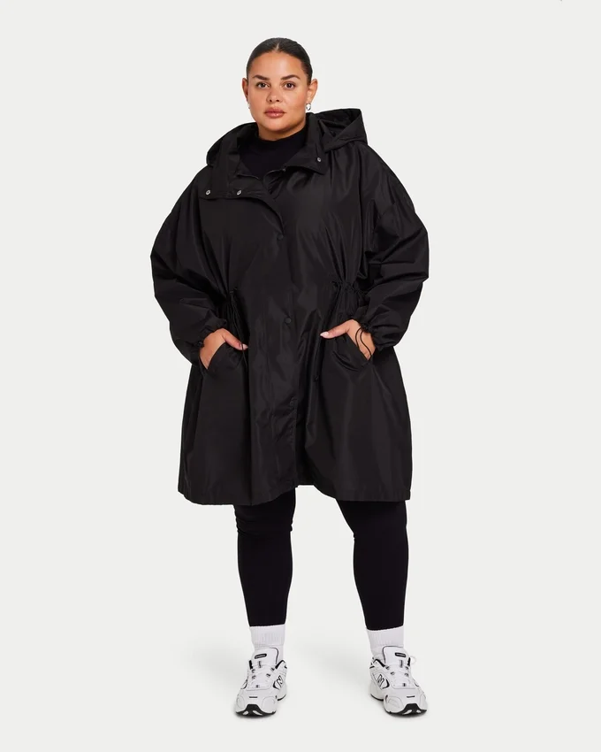 Womens layer mac – black Womens layer mac – black