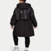 Womens layer mac – black Womens layer mac – black