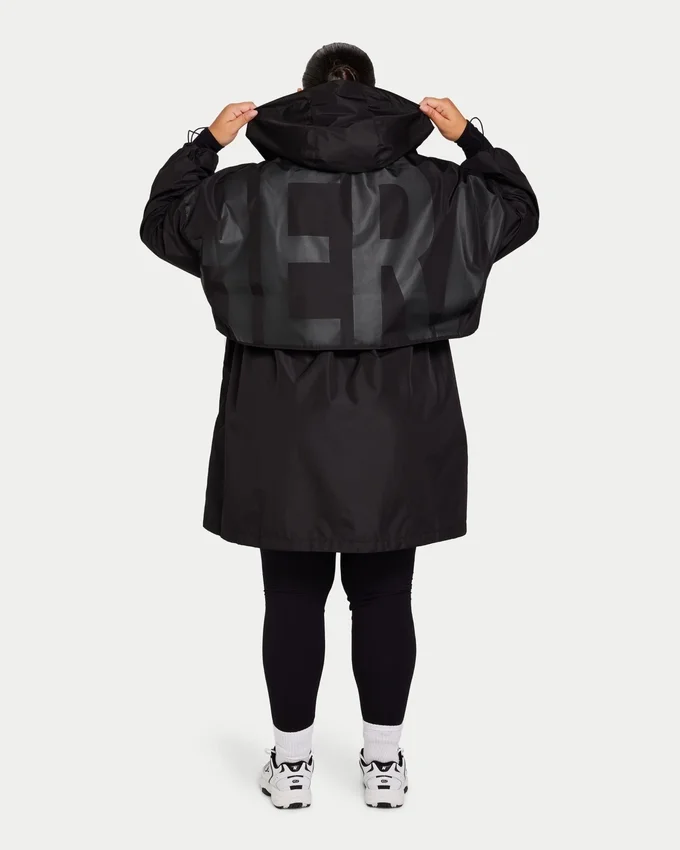 Womens layer mac – black Womens layer mac – black