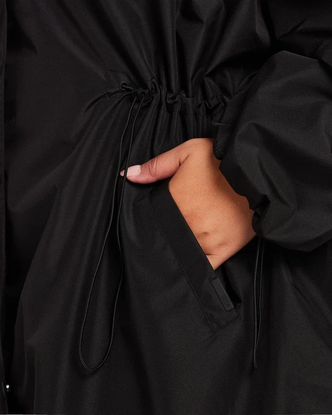 Womens layer mac – black Womens layer mac – black