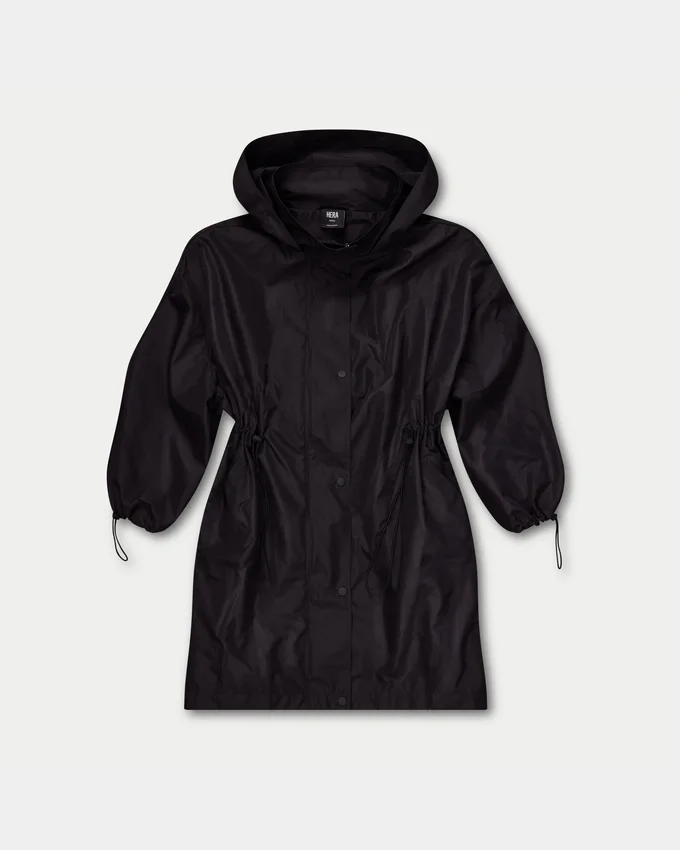 Womens layer mac – black Womens layer mac – black