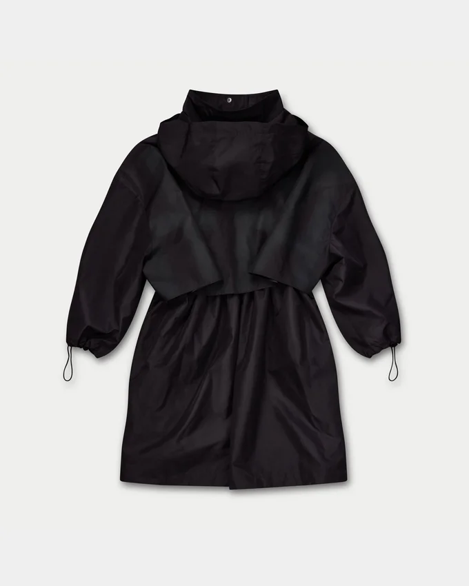 Womens layer mac – black Womens layer mac – black