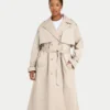 Womens oversized trench coat – safari