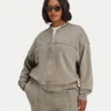 Womens signature washed bomber jacket