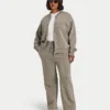 Womens signature washed bomber jacket