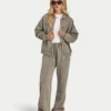 Womens signature washed bomber jacket