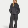 Womens signature washed oversized 1/4 zip sweatshirt Womens signature washed oversized 1/4 zip sweatshirt