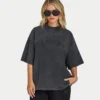 Womens signature washed oversized t-shirt Womens signature washed oversized t-shirt