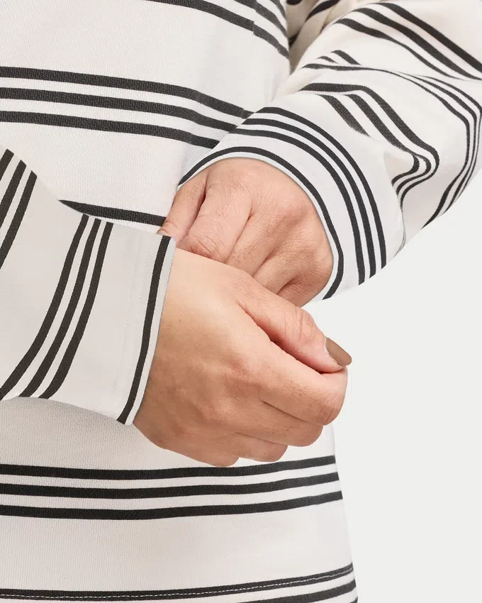 Womens striped rugby polo shirt Womens striped rugby polo shirt