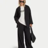 Womens studio wide leg trouser