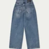 Womens wide leg denim jean – mid wash Womens wide leg denim jean – mid wash