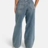 Womens wide leg denim jean – mid wash Womens wide leg denim jean – mid wash