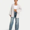Womens wide leg denim jean – mid wash Womens wide leg denim jean – mid wash