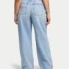 Womens wide leg jean – light blue Womens wide leg jean – light blue