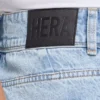 Womens wide leg jean – light blue Womens wide leg jean – light blue